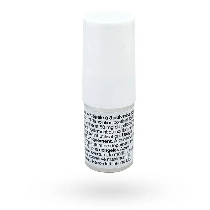 Fortacin 150 mg/ml + 50 mg/ml éjaculation précoce spray face arrière