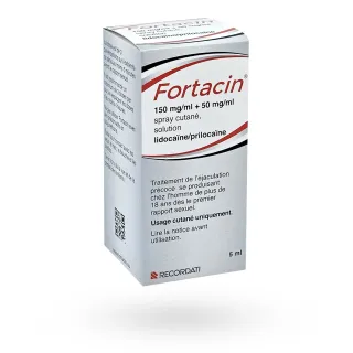 Fortacin 150 mg/ml + 50 mg/ml éjaculation précoce boite