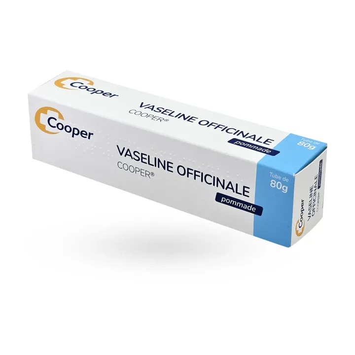 Vaseline officinale Cooper pommade 80 g boite flanc gauche