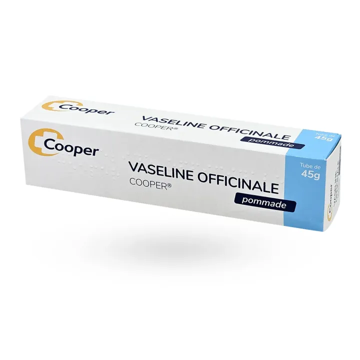 Vaseline officinale Cooper pommade 45 g boite flanc gauche