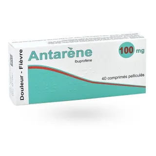 Antarène 100 mg ibuprofène 40 comprimés