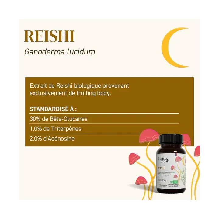 French Mush Reishi 56 gélules