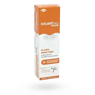 Ialuset PRO PLUS plaies infectées 25 g face avant debout