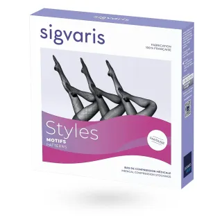 Sigvaris Styles Motifs mosaïque - Collants de contention femme boite