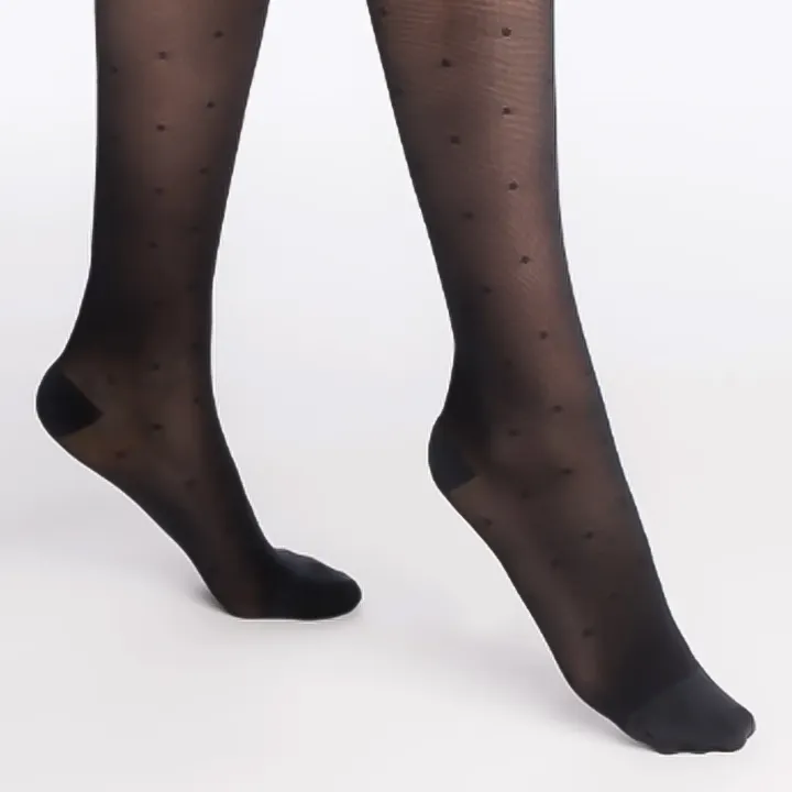 Sigvaris Styles Motifs plumetis - Chaussettes de contention femme texture