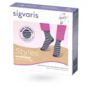 Sigvaris Styles marinière – Chaussettes de contention femme Classe 2