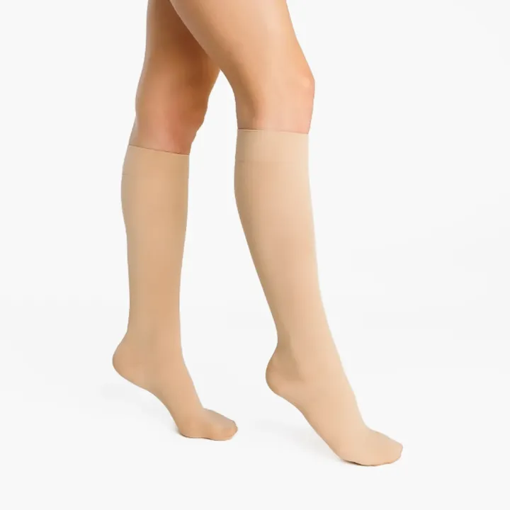 Sigvaris Styles Opaque - Chaussettes de contention beige rosé