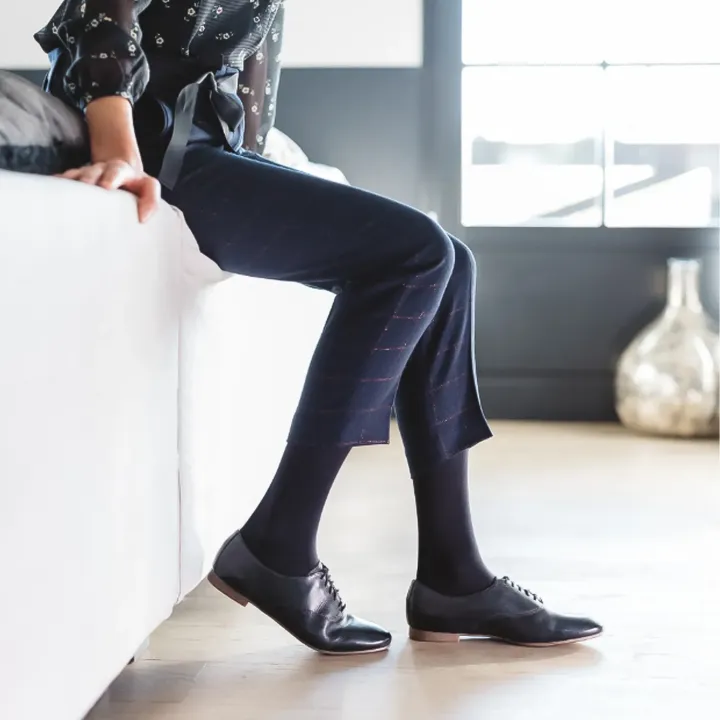 Sigvaris Styles Opaque - Chaussettes de contention Morpho (+) noir portés