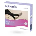 Sigvaris Active Coton Bio 34% – Bas de contention autofixants femme Classe 2
