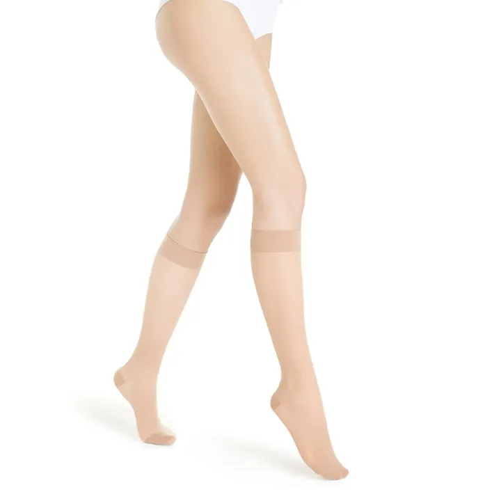 Sigvaris Styles transparent Morpho (-) – Chaussettes de contention femme Classe 2 beige 110