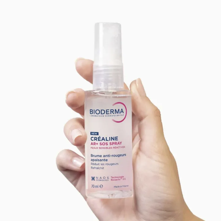 Créaline AR+ SOS spray Bioderma 70 ml pris en main