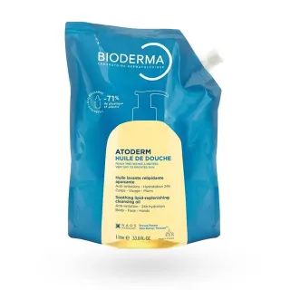 Atoderm Huile de douche anti-irritations Bioderma recharge 1 litre