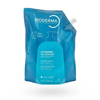 Atoderm Gel douche nettoyant ultra douceur Bioderma recharge 1 litre