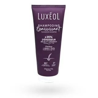 Luxéol shampooing épaississant 200 ml tube face avant