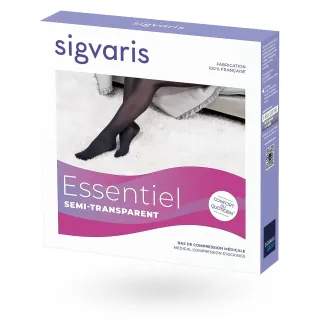 Sigvaris Essentiel semi-transparent – Collant de contention femme Classe 2 boite