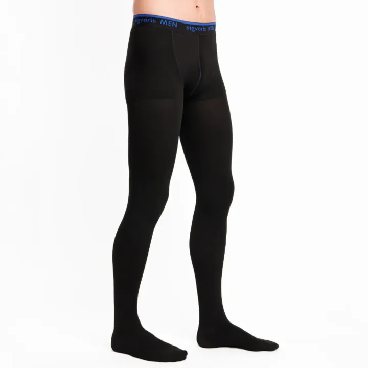 Sigvaris Active collant homme - Collants de contention homme Classe 2 noir
