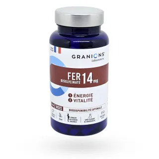FER bisglycinate 14 mg Granions 60 gélules