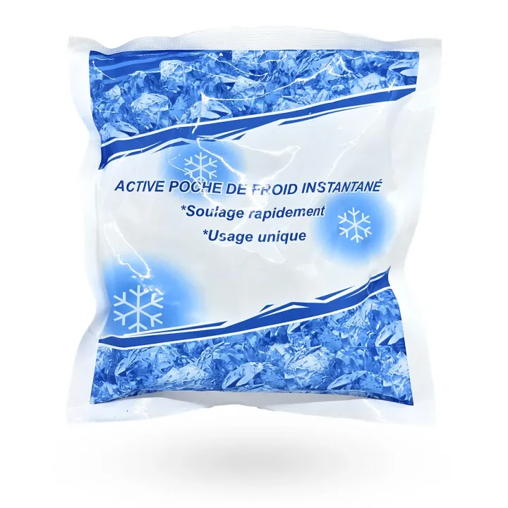 Active poche de froid instantané face avant