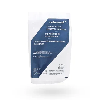 Ôte agrafes en métal stérile Robemed + sachet face arrière