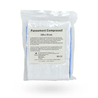 Pansement compressif 100 x 10 cm