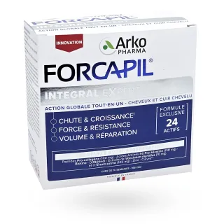 Forcapil Intégral Expert Arkopharma – Chute et croissance des cheveux 168 gélules face avant