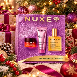 Coffret Noël Nuxe Les Iconiques 2026 – 3 soins incontournables