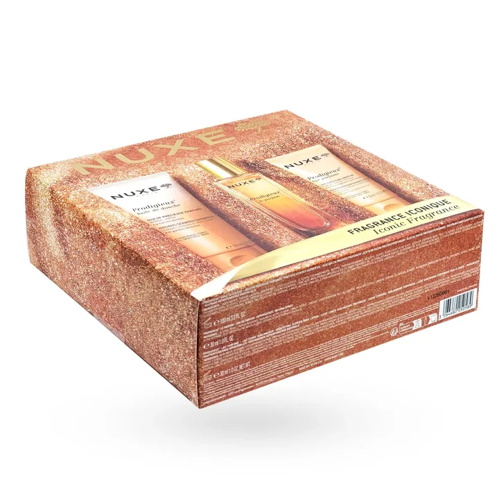 Coffret Noël Nuxe Prodigieux Fragrance Iconique 2026 boite couchée