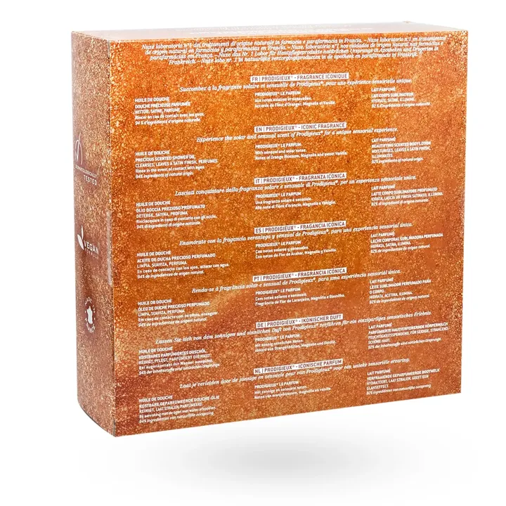Coffret Noël Nuxe Prodigieux Fragrance Iconique 2026 boite face arrière