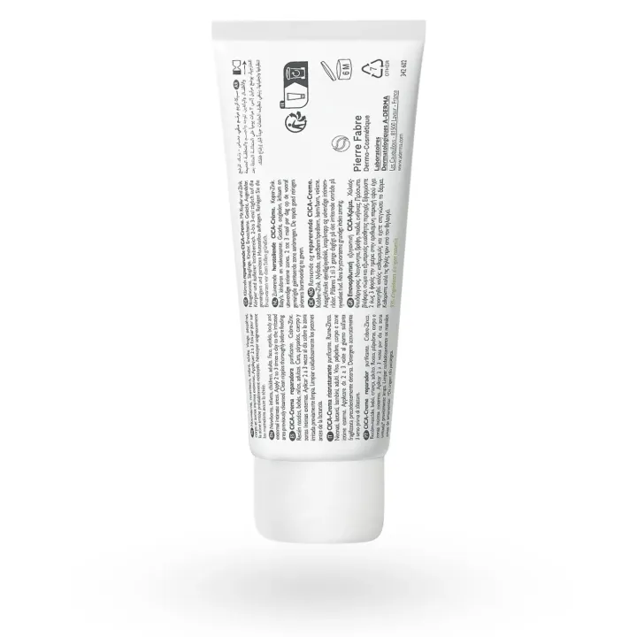 A-Derma Dermalibour+ CICA-Crème réparatrice assainissante 100 ml face arrière
