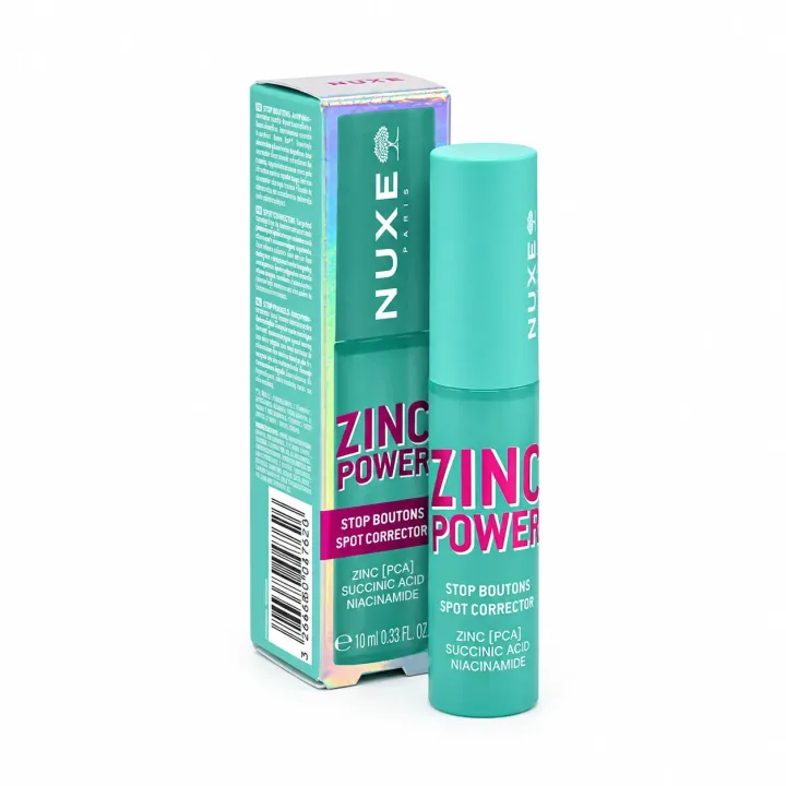 Nuxe Zinc Power Stop Boutons 10 ml – Gel Anti-Boutons Effet Patch Invisible