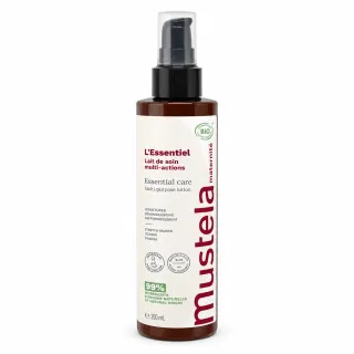Mustela Essentiel Maternité Lait de soin BIO Grossesse et Post-partum 200 ml face avant