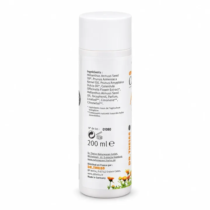Dr Theiss Bio Calendula huile vergetures maternité 200 ml face 3