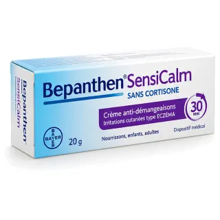 Bepanthen SensiCalm crème eczéma et démangeaisons boite 20 g