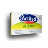 Actifed allergie Cétirizine 10 mg - 7 comprimés
