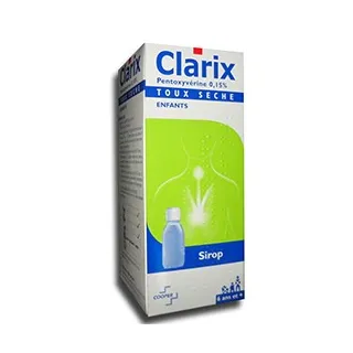 Sirop Clarix Toux Sèche enfants