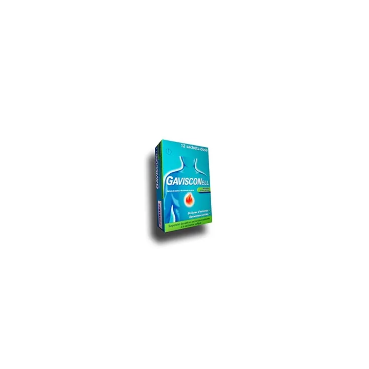 Gavisconell Menthe sans sucre, sachets-doses