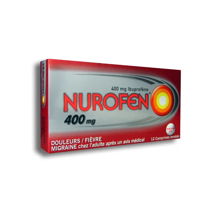 Nurofen ibuprofène 400 mg douleurs et fièvre comprimés enrobés 