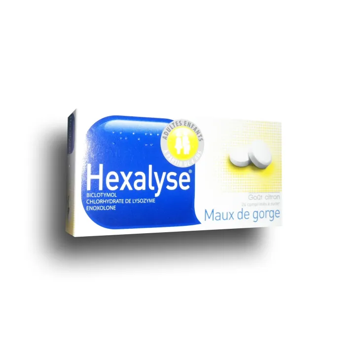 Hexalyse maux de gorge comprimé citron