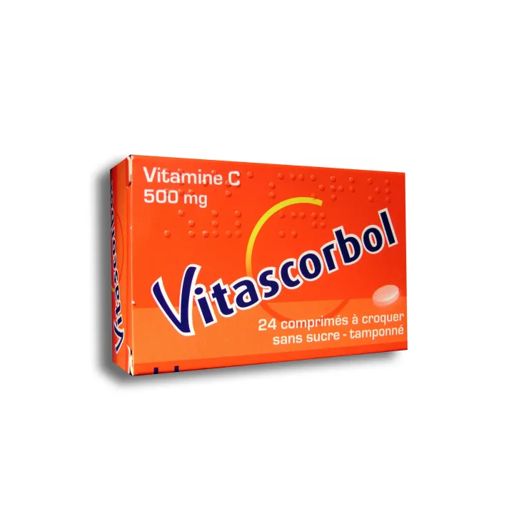 Vitascorbol vitamine C 500 mg comprimés à croquer