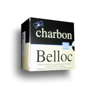 Charbon de Belloc 60 capsules charbon végétal