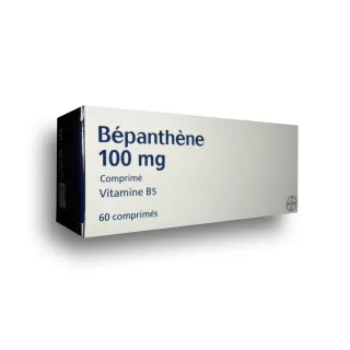 Bépanthène 100 mg boite de 60 comprimés