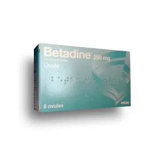 Betadine 250 mg ovule boite de 8 