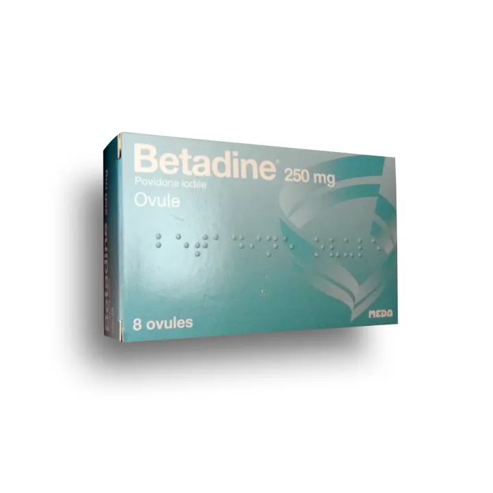Betadine 250 mg ovule boite de 8 