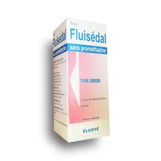 Fluisedal sirop toux grasses 125 ml sans promethazine