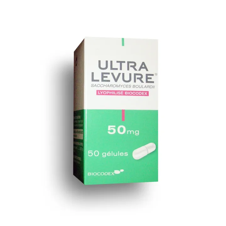 Ultra levure 50 mg gélule antidiarrhéique boite de 50