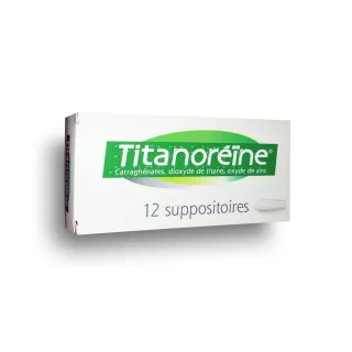 Titanoreine 12 suppositoires 