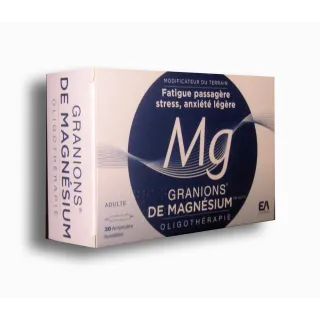 Granions de magnésium fatigue passagère, stress, anxiété légère