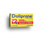 Doliprane 1000 mg paracétamol - Boite de 8 comprimés