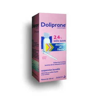 Doliprane enfant solution buvable 2.4 %