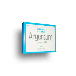 Lehning Complexe N°98 argentum brûlures d'estomac
